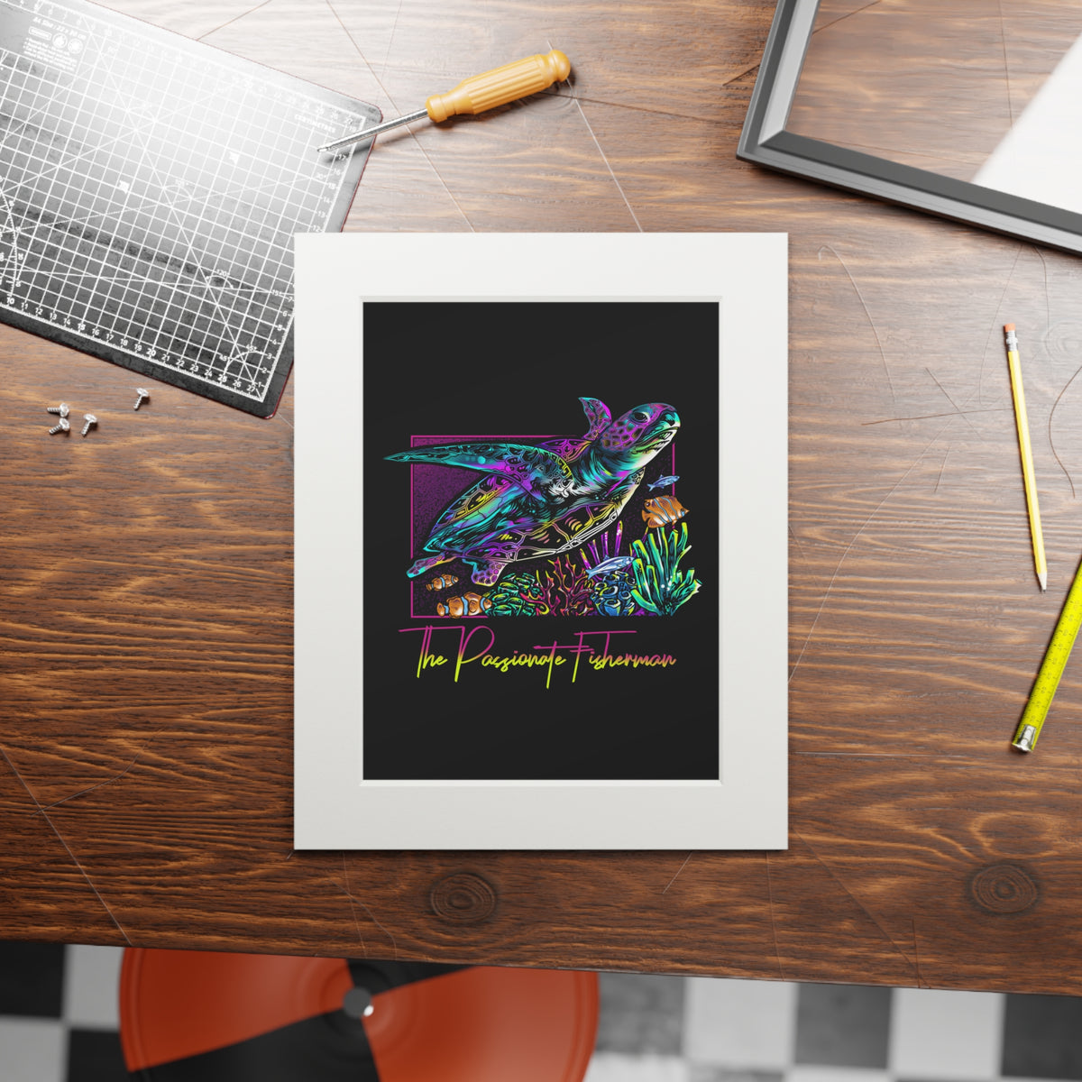 Sea Turtle -TPF- Art Print by Phil Brooks