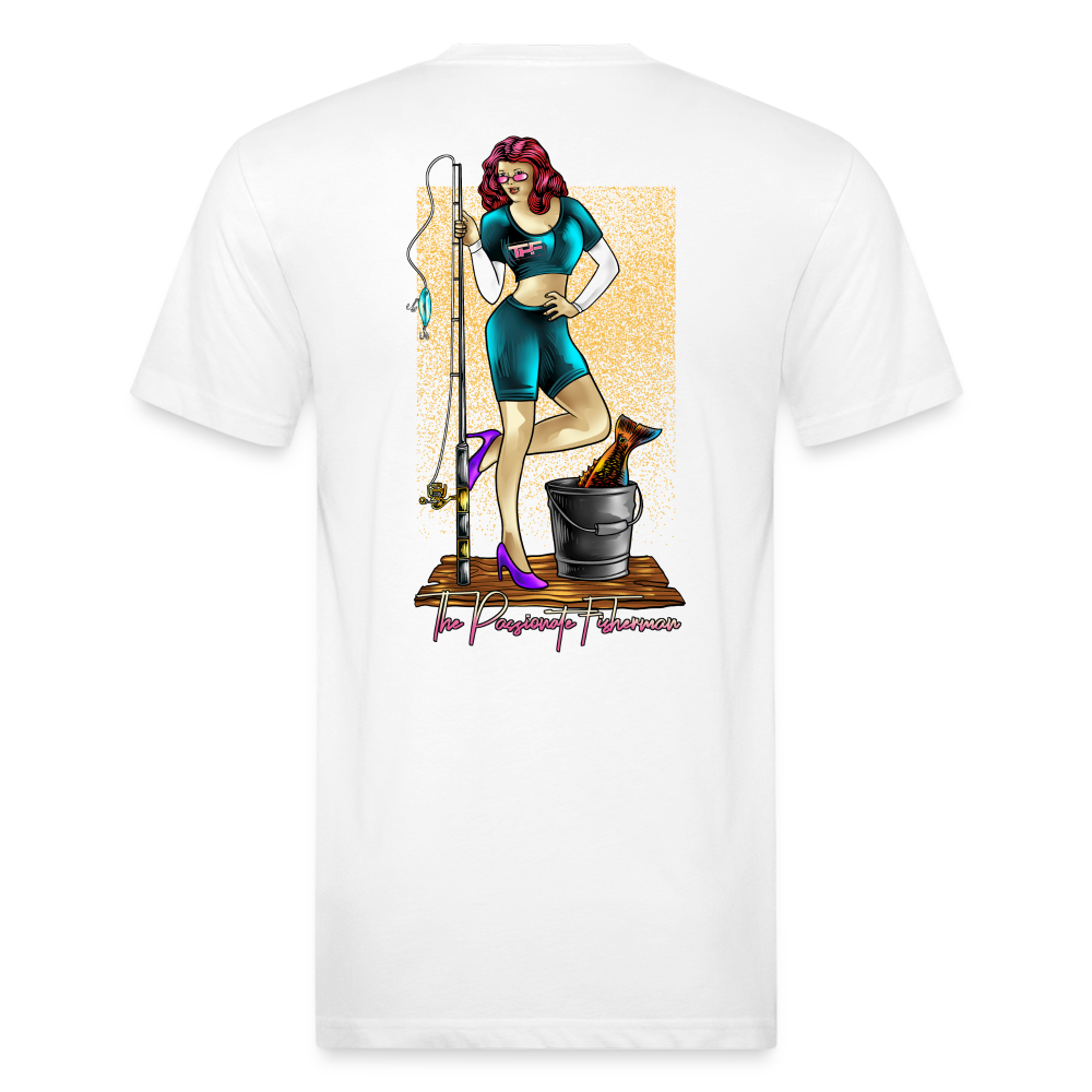 Pinup Girl Green-TPF-T-Shirt - white