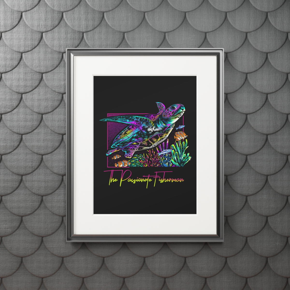 Sea Turtle -TPF- Art Print by Phil Brooks