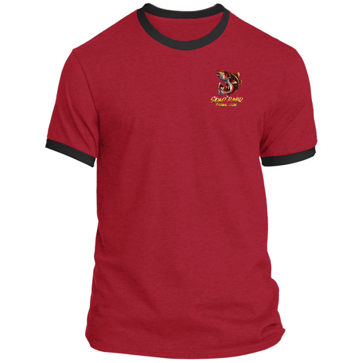 Stono River Fishing Club- Redfish & ShrimpRinger Tee
