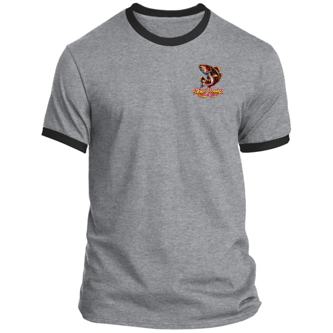 Stono River Fishing Club- Redfish & ShrimpRinger Tee