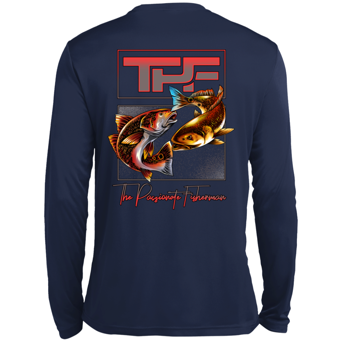 2 Redfish-TPF-Performance Fishing Shirt