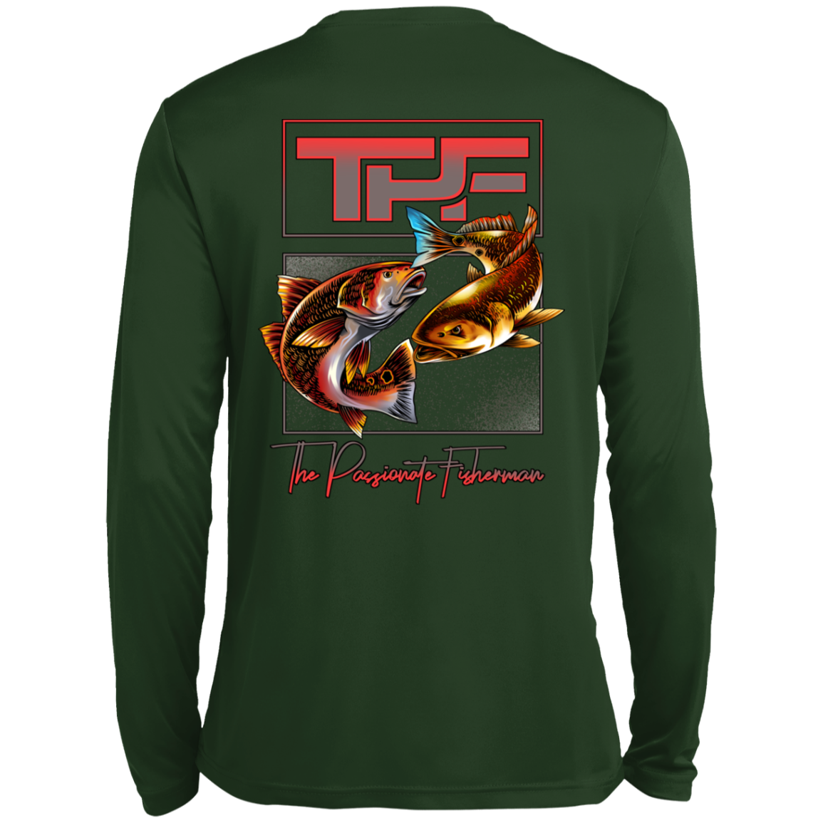 2 Redfish-TPF-Performance Fishing Shirt