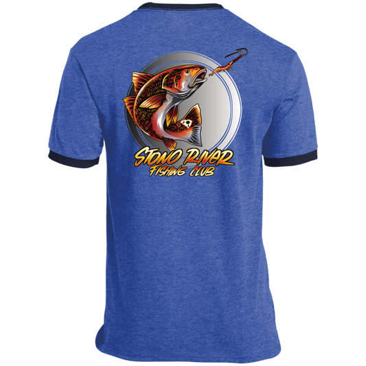 Stono River Fishing Club- Redfish & ShrimpRinger Tee