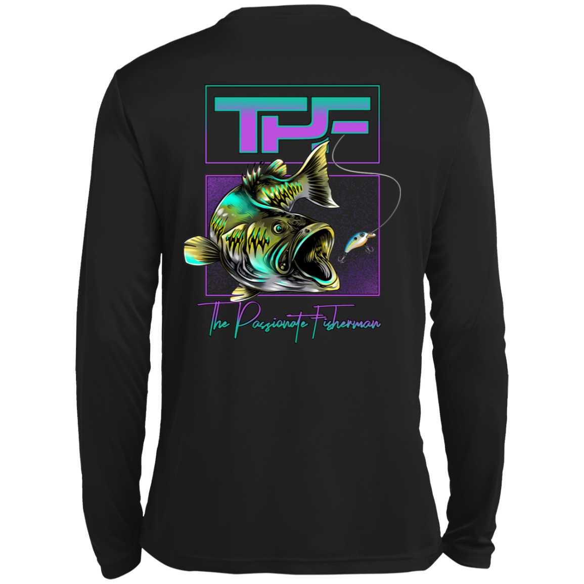 Large Mouth Bass-TPF-Performance Fishing Shirt