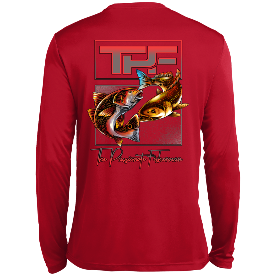 2 Redfish-TPF-Performance Fishing Shirt