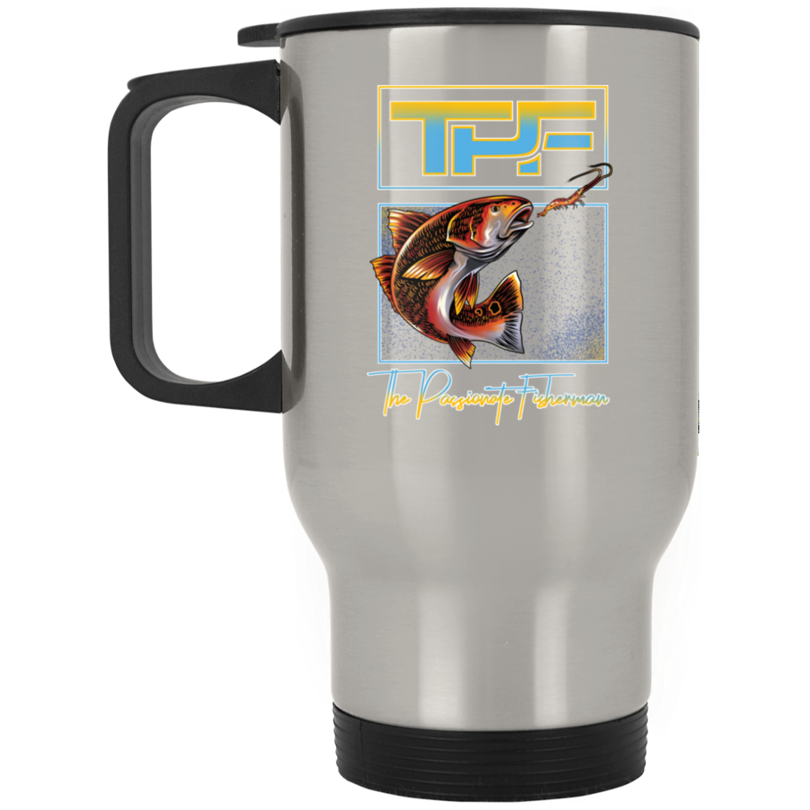 Redfish Chasing Shrimp-TPF-Stainless Mug