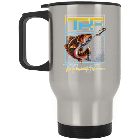 Redfish Chasing Shrimp-TPF-Stainless Mug