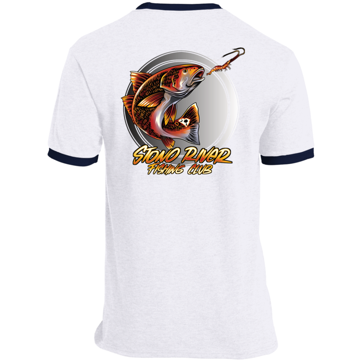 Stono River Fishing Club- Redfish & ShrimpRinger Tee