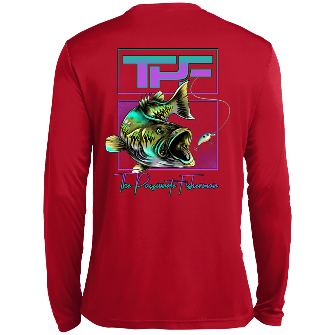 Large Mouth Bass-TPF-Performance Fishing Shirt