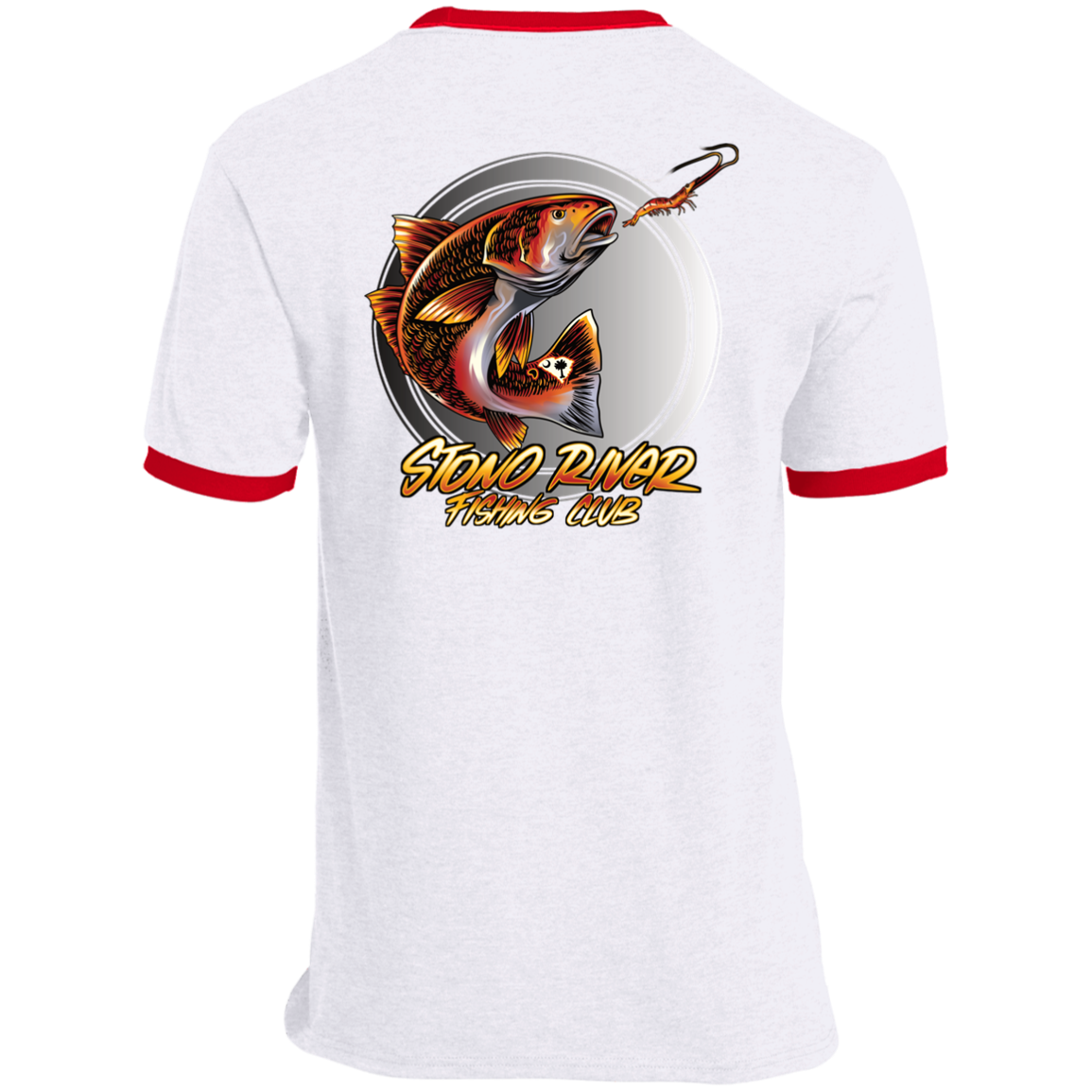 Stono River Fishing Club- Redfish & ShrimpRinger Tee
