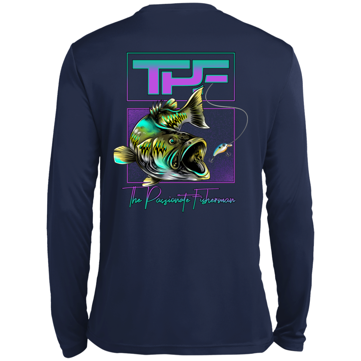 Large Mouth Bass-TPF-Performance Fishing Shirt