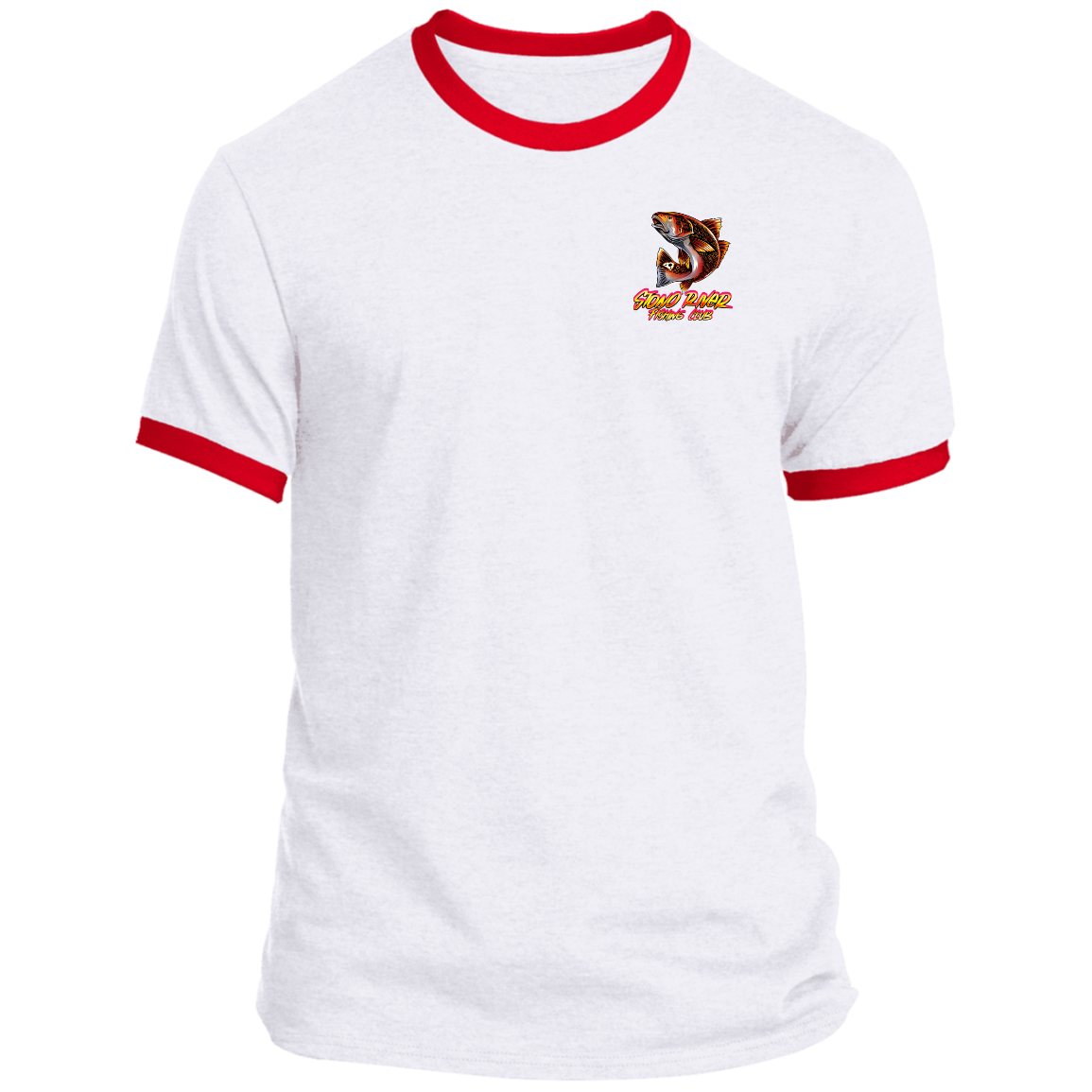Stono River Fishing Club- Redfish & ShrimpRinger Tee