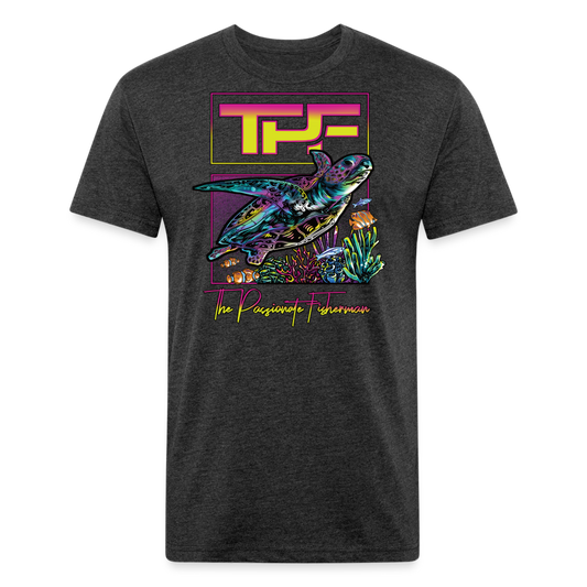 Sea Turtle-TPF-T-Shirt - heather black