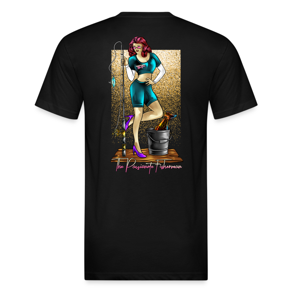 Pinup Girl Green-TPF-T-Shirt - black