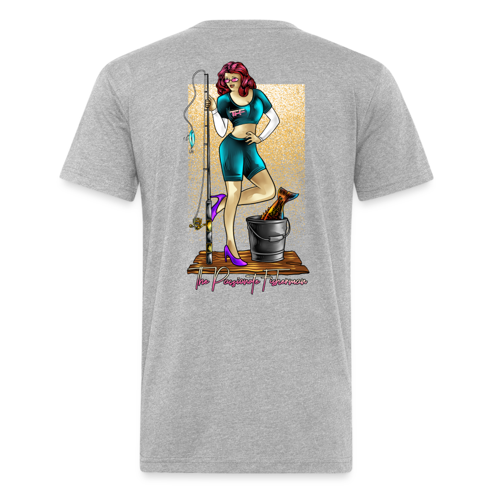 Pinup Girl Green-TPF-T-Shirt - heather gray